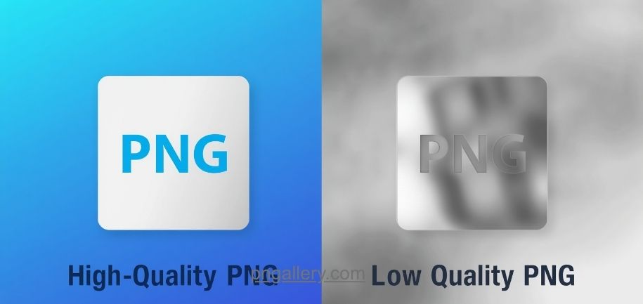 High-Quality PNG vs Low-Quality PNG