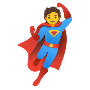 Flying Superhero PNG