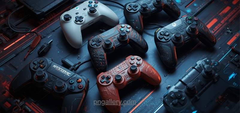 Gaming Controller PNG Collection