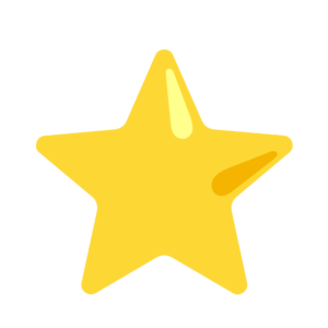 Classic Star Emoji PNG