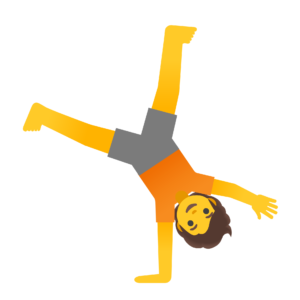 Man Cartwheel PNG