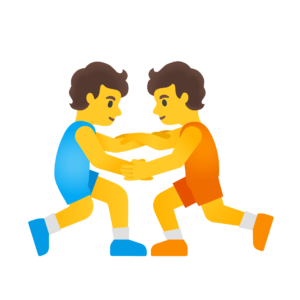 Men Wrestling PNG