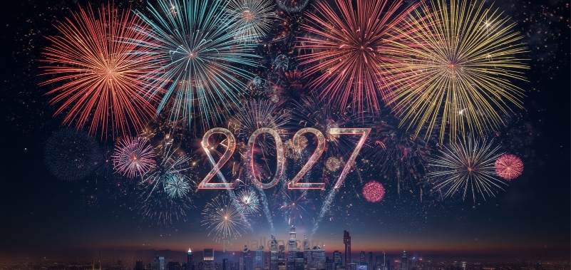 New Year Fireworks PNG to Kick Off 2027 in Style