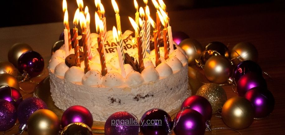 Birthday Candle PNG Numbers for Cake Toppers