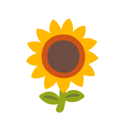 Yellow Sunflower Vector Illustration